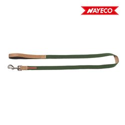Trela ​​Dupla Premium Verde-Bege Forest-British X-Trm 120cm X 2cm Nayeco