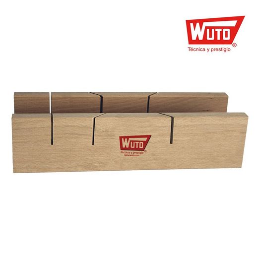 Coupe-onglet double avec support 300x65mm Wuto