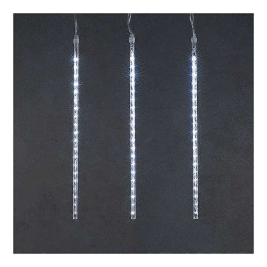 Cortina LED com efeito cascata branco frio