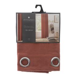 Cortina "Panamá Terracota" 140x260cm Atmosfera