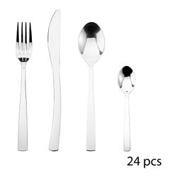 Talheres 24 Peças Modelo Inox Olympe