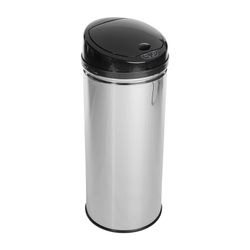 Poubelle à capteur d'ouverture automatique modèle alpha inox 42l