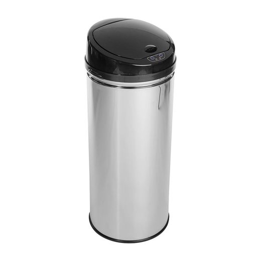 Poubelle à capteur d'ouverture automatique modèle alpha inox 42l