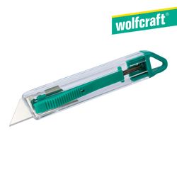Faca de corte de segurança de plástico com lâmina trapezoidal 4135000 Wolfcraft