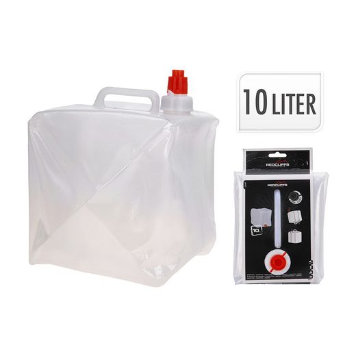 Tanque de água de plástico para camping 10l 19x20x25cm