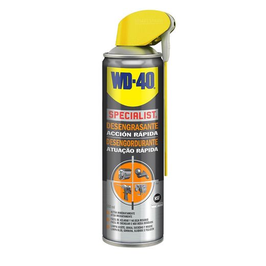 Especialista em desengraxantes de ação rápida 500ml wd40