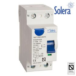 Diferencial Solera 25a 2 pólos (encolhível) Rcb2p2530