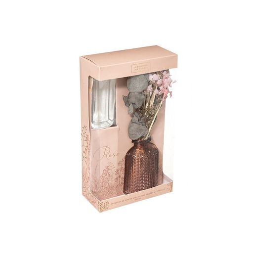 Difusor Com Flores Secas Rosas/Jasmim 100ml Modelos Sortidos