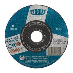 Disco de corte bombeado 42c 125x2,5x22,23 A30q-Bfb Tyrolit