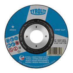Disco De Desbaste 27c 125x6x22,23 A30p-Bfb Tyrolit
