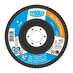 Disco Flap 27cla 125x22.23 Za40q-B Tyrolit