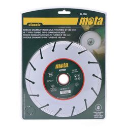 Disco diamantado multiturbo de 180 mm. Mota