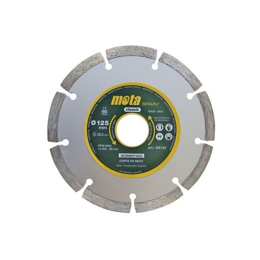 Segment de disque diamant. Laser 230mm ss230