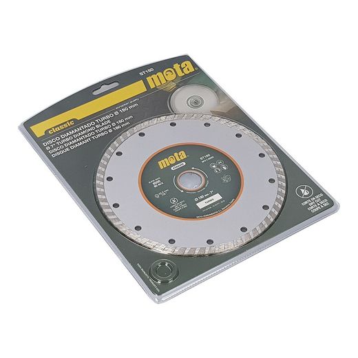 Disco de diamante turbo de 180 mm. Mancha St180