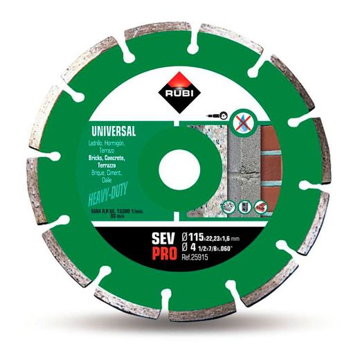Disque diamant Sev 115 Pro 25915 Rubi