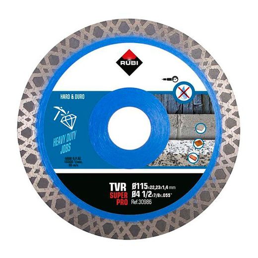 Disque Diamant Tvr 115 Superpro 30986 Rubi