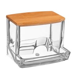 Coleção dispensador de cotonete de bambu 'Selena'