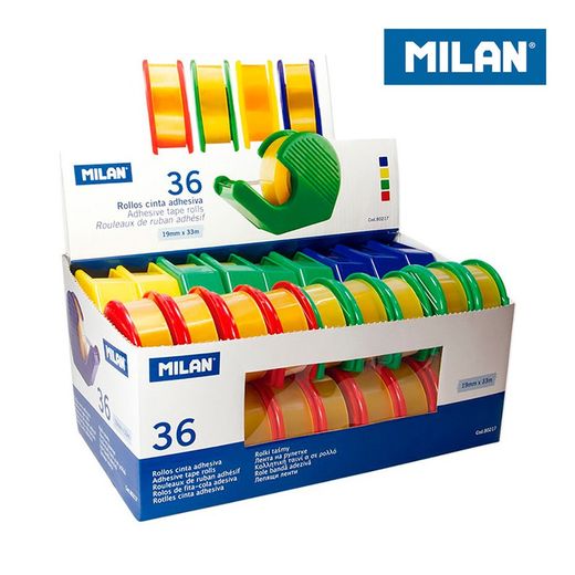 Distribuidor de fita adesiva 19mm x 33mts milão