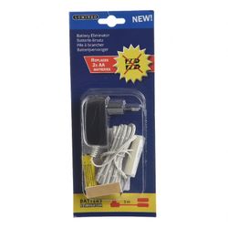 Éliminateur de batterie 3v pour produits d'intérieur avec 2xaa