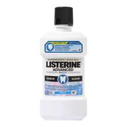 Listerine Rinse 500ml Branqueador de Menta (Sabor Suave)