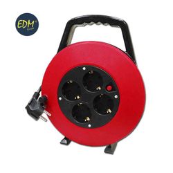 Enrouleur de câble domestique 10mts 3x1-4 prises t / tl edm