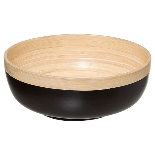 Ensaladera Bambú Negra 30cm Col.'Noir Kitchen'