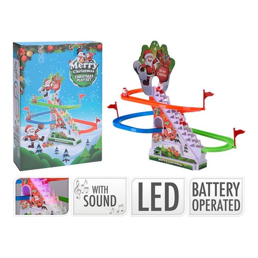 Scène de Noël pour enfants avec mouvement