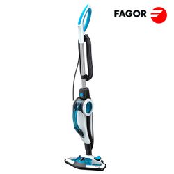 Vassoura a Vapor 10 em 1 Fagor Azul e Branca 30x20x112cm