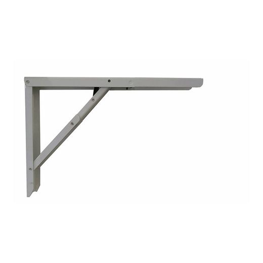 Abat-Mesa Dobrável Aço Quadrada Prata 30x40cm.