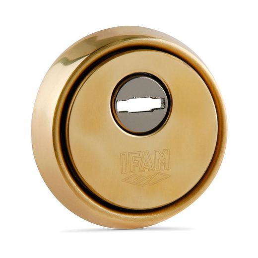 Escudo Es610l. Acabamento em latão. Ø64mm. Ifam