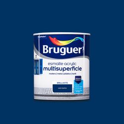 Esmalte acrylic multisuperficie brillante azul marino 0,750l bruguer