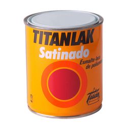 Titanlak Esmalte Laca Poliuretano Branco Cetim 750ml Titan 11140034