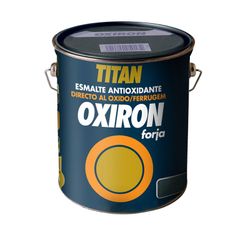 Oxiron Forja Esmalte Metálico Antioxidante Preto 4l Titan 020020404