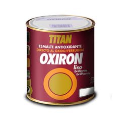 Oxiron Esmalte Metálico Antioxidante Liso Brilhante Branco 750ml Titan 02c456634