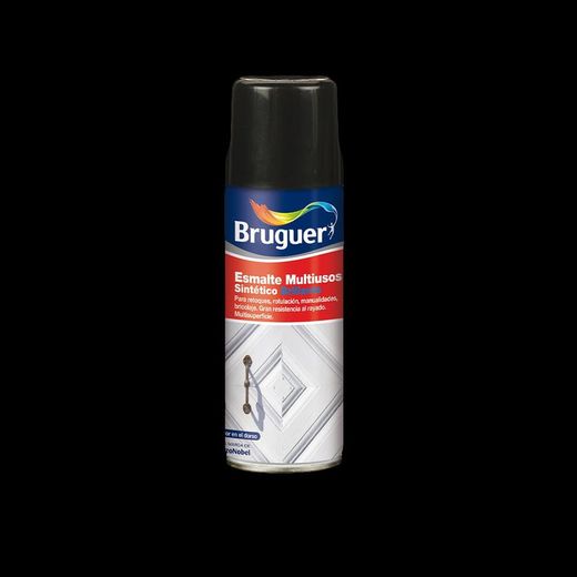 Preto gloss spray polonês multiuso 0,4l bruguer