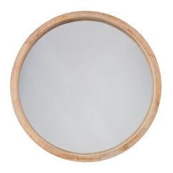 Espejo redondo color natural diam.50 cm