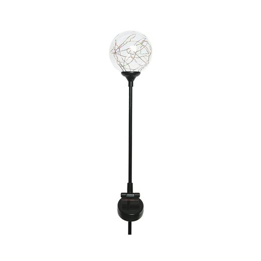 Estaca de Vidro Solar com Microled Multicolor Ø10x72cm - 20 Leds