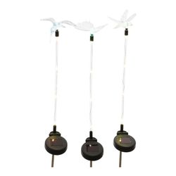 Rgb led modelos variados de estacas solares