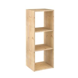 Estanteria Modular 3 Cubos Dinamic Pino Macizo Astigarraga