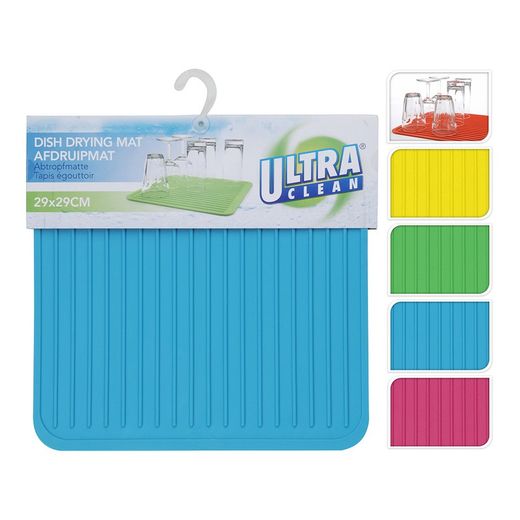 Tapis à vaisselle 29x29cm coloris assortis