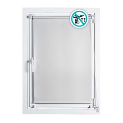 Cortina de rolo Clip&Fix opaca marfim 120x180cm
