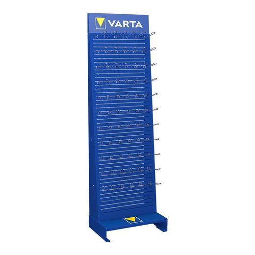 Expositor Metálico com 66 Ganchos Varta 60x40x200cm