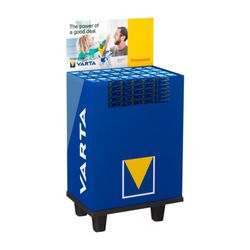 Présentoir promotionnel 198 blisters 12 piles (Aa+Aaa) Longlife Power Varta
