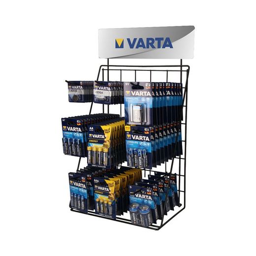 Expositor de mesa com bateria Varta 36,4x21,5x62cm a partir de 239 euros