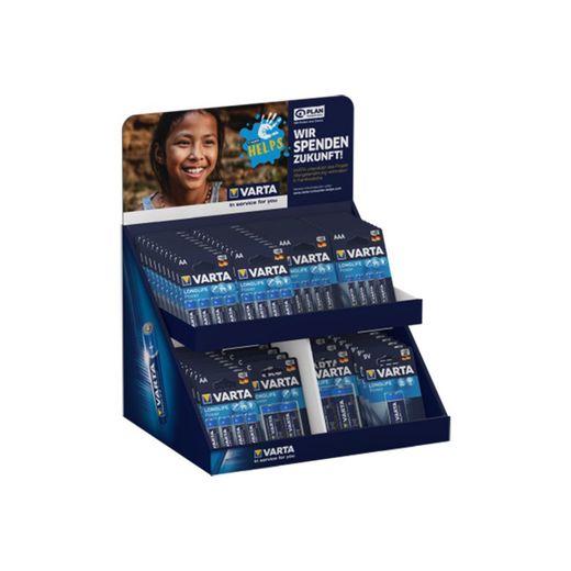 Tela de desktop Varta com vários blisters aaa-aa-cd-9v