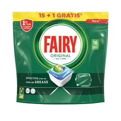 Pacote Máquina de Lavar Louça Fairy 15+1 Cápsulas Originais