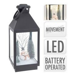 Lanterna com cena natalina 48cm