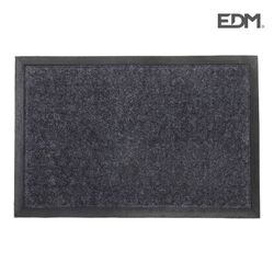 Felpudo 60x40cm liso gris oscuro edm