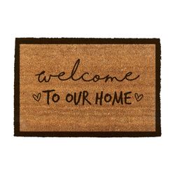 Capacho 60x40cm Bem vindo ao nosso modelo Home Edm