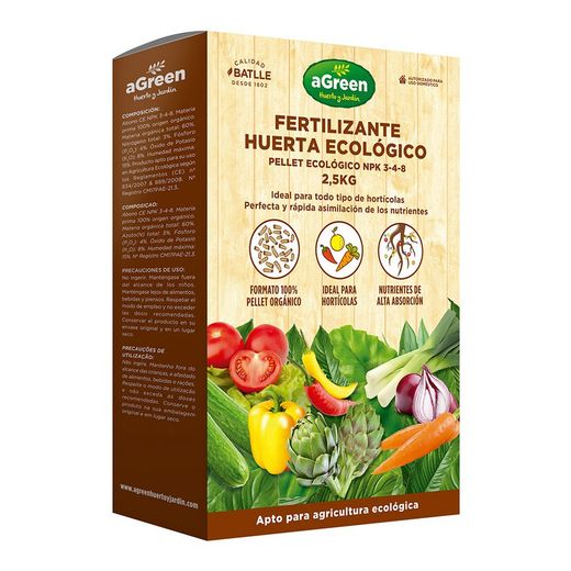Fertilizante Eco Pellet para Jardim 2,5kg Agreen